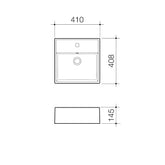 CAROMA Teo 410 Hand Wall Basin